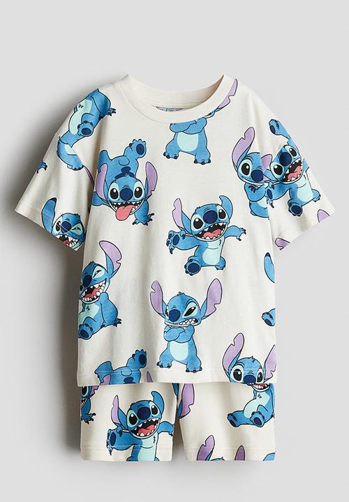 H&M - 2-Piece printed set - cream/lilo&stitch