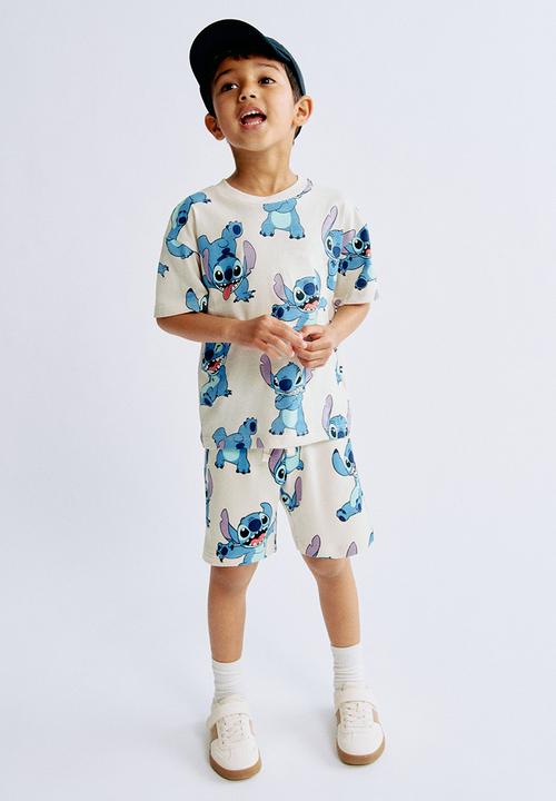 H&M - 2-Piece printed set - cream/lilo&stitch