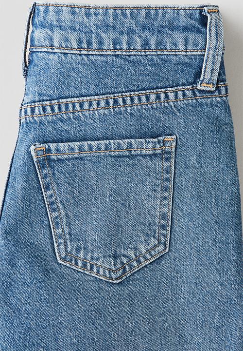 H&M - Wide leg jeans - denim blue 