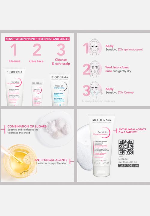 BIODERMA - Sensibio Ds+ Foaming Gel - 200ml