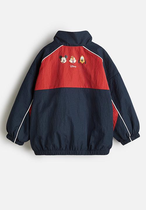 H&M - Printed windbreaker - navy blue/mickey mouse