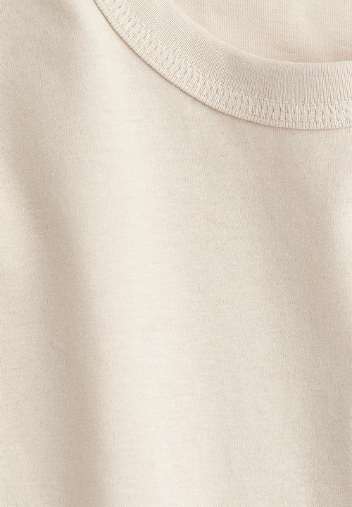 H&M - T-shirt - light beige 