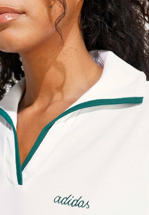 adidas Performance - W Cp Polo - White/Collegiate Green