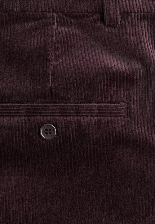 H&M - Corduroy bermuda shorts - burgundy