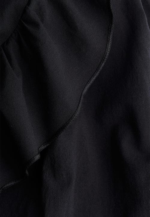 H&M - Frill-trimmed dress - black