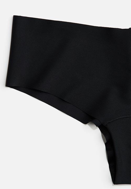 H&M - 3-Pack invisible hipster briefs - black