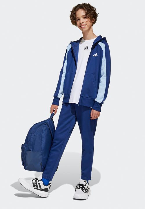 adidas Performance - Classic bars backpack - dark blue/white
