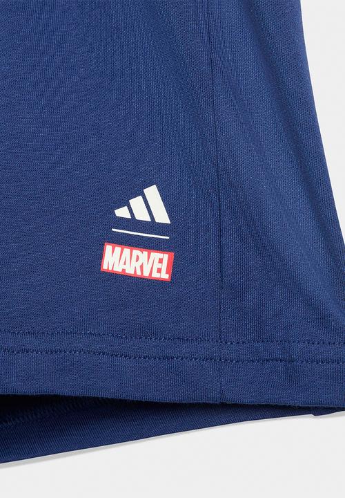adidas Performance - I Mrvl Sm T Set - Dark Blue/Off White