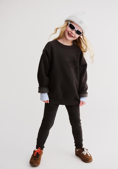 Cotton On - Sammy oversized crew - phantom/rose