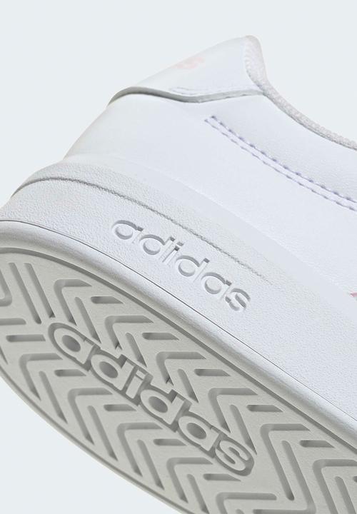 adidas Performance - Grand Court 3.0 J - Ftwr White/Iridescent/Almost Pink