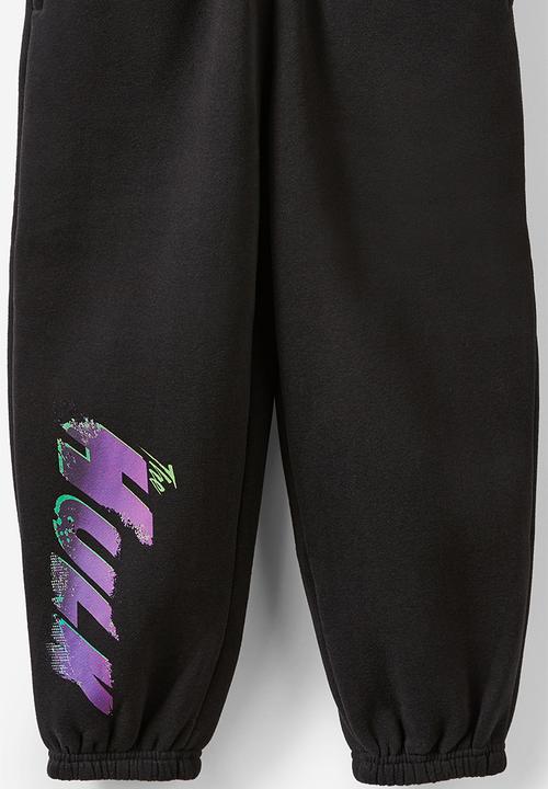 Cotton On - License sammy relax trackpant - lcn mar black/hulk