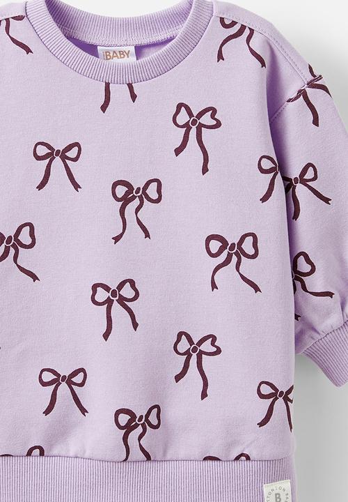 Cotton On - Riley sweater - vintage lilac/bows