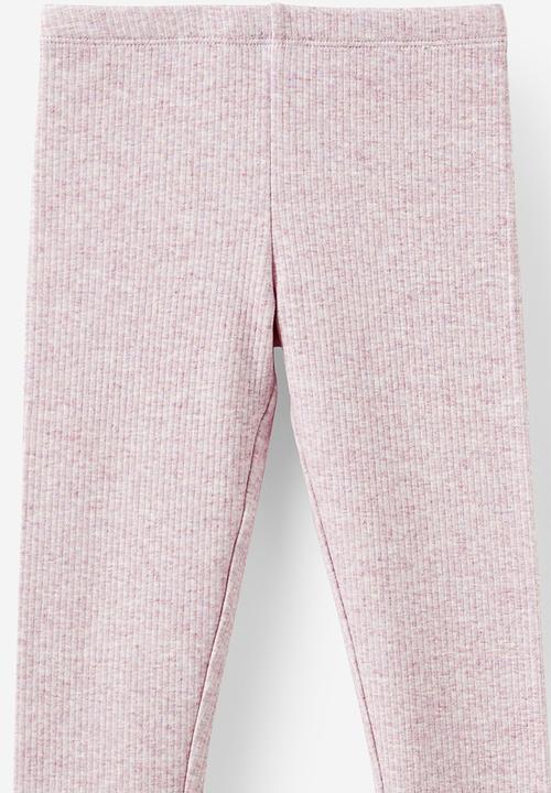Cotton On - Fleece legging - chalky mauve marle
