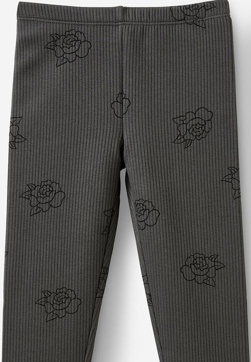 Cotton On - Fleece legging - phantom/rose