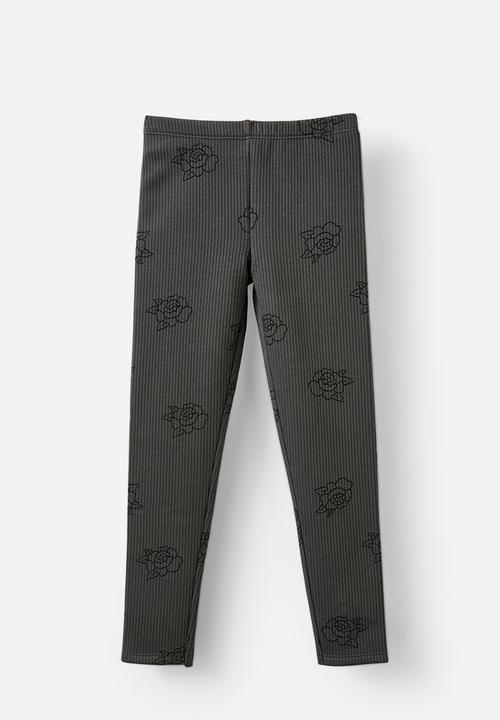 Cotton On - Fleece legging - phantom/rose