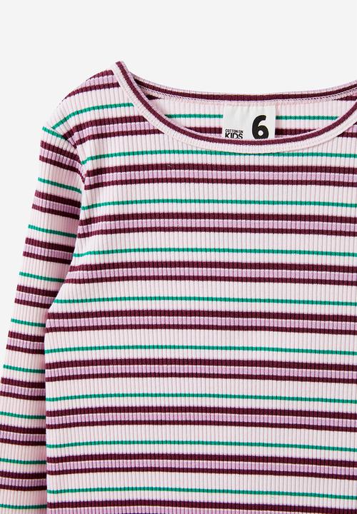 Cotton On - Jade crew - tea party pink/stripe