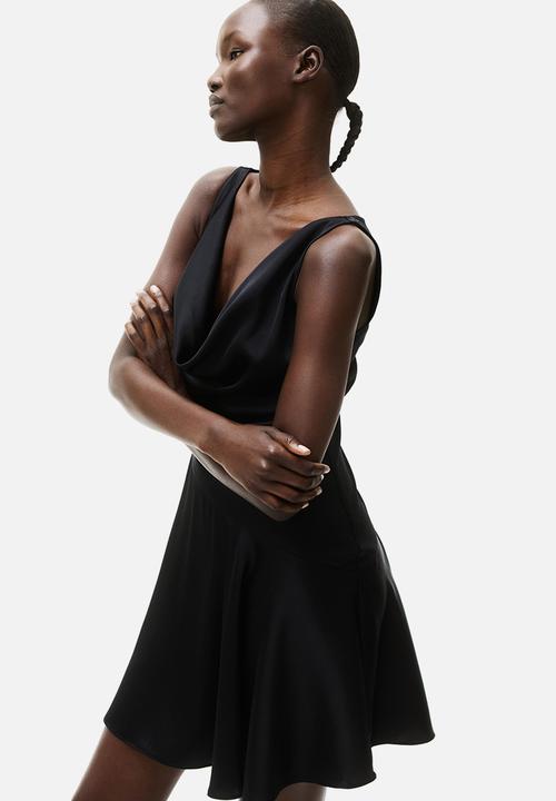 H&M - Cowl-neck dress - black