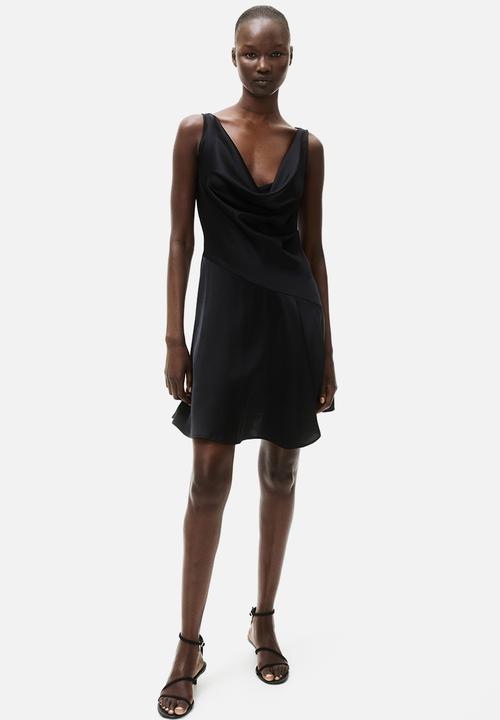 H&M - Cowl-neck dress - black