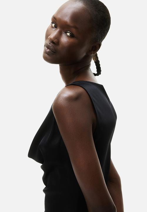 H&M - Cowl-neck dress - black