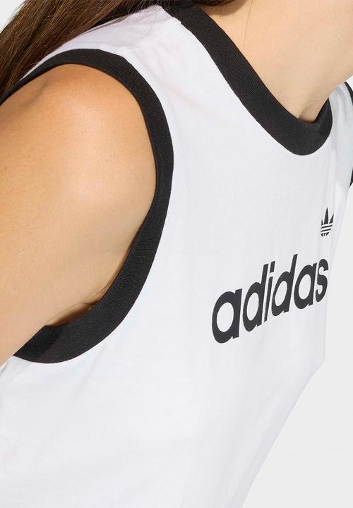adidas Originals - Linear Tank - White/Black