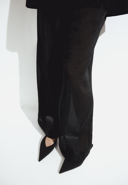 H&M - Pointed slingbacks - black