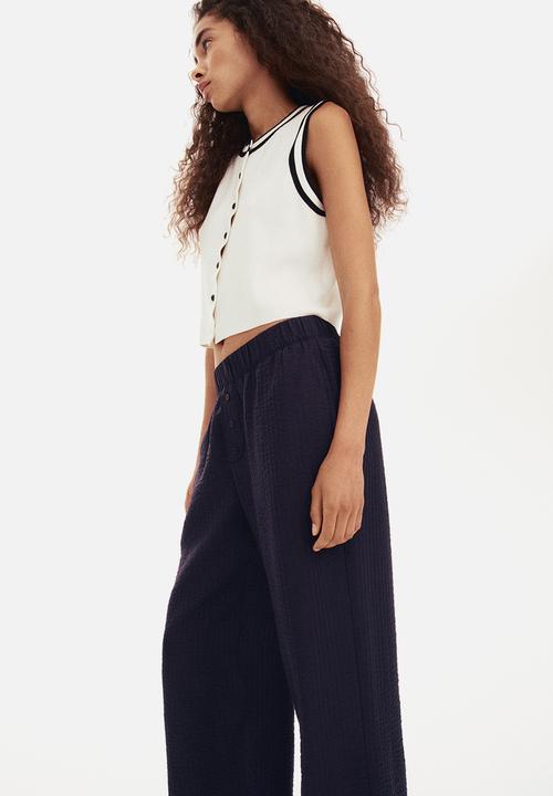 H&M - Pull-on trousers - navy blue 