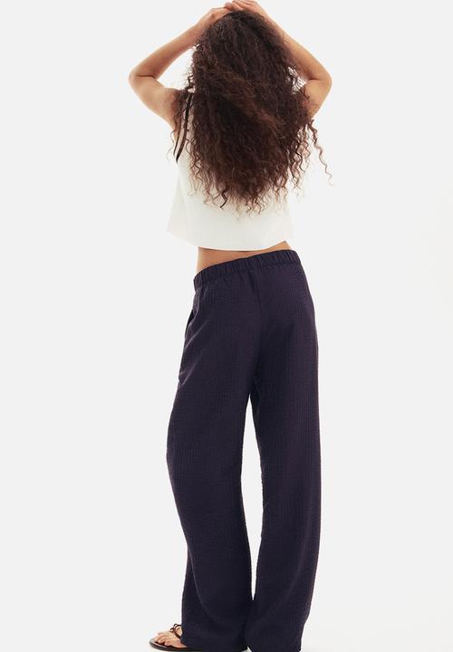 H&M - Pull-on trousers - navy blue 