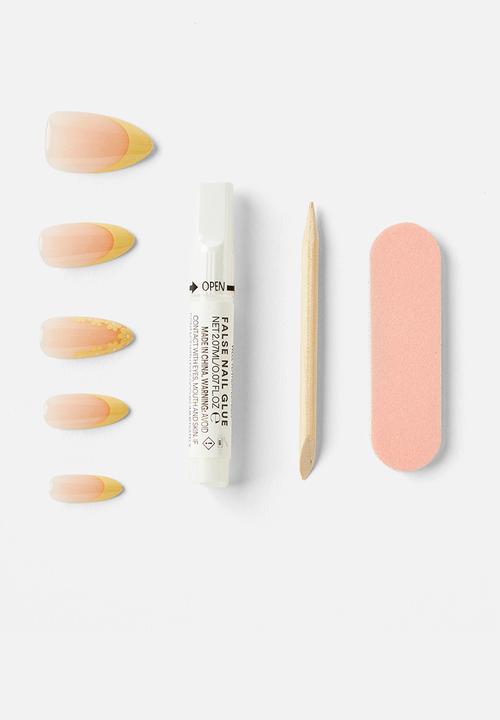 Rubi - Press On Nails - Lemon Frenchy