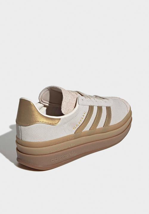 adidas Originals - Gazelle bold w - cream white/cream white/brown desert