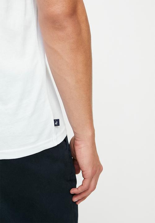 POLO - Daxton  logo short sleeve T-shirt - white
