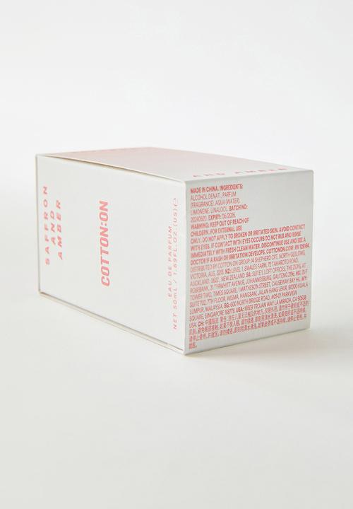Rubi - Moment Perfume 50ml - Amber And Saffron