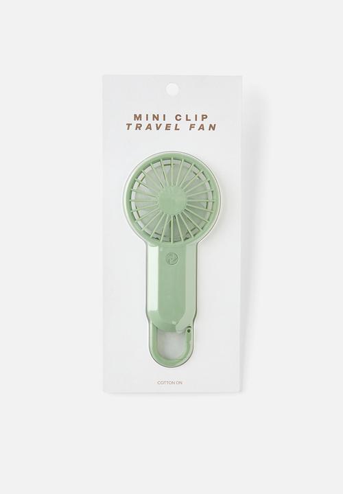Rubi - Mini Travel Fan - Sage