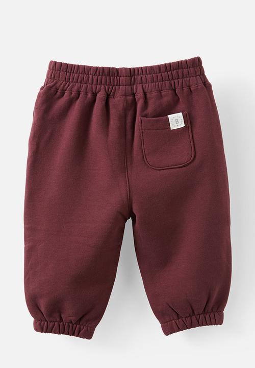 Cotton On - Riley trackpant - bordeux