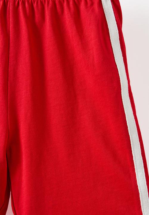Cotton On - Blair relaxed pull on pant - varsity red