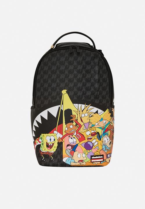 Sprayground - 90s nick crammed reveal dlxsv backpack - black