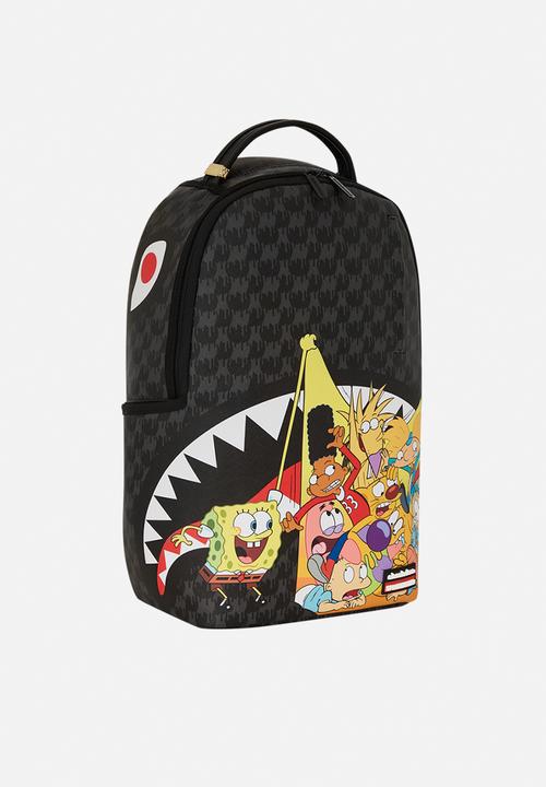 Sprayground - 90s nick crammed reveal dlxsv backpack - black