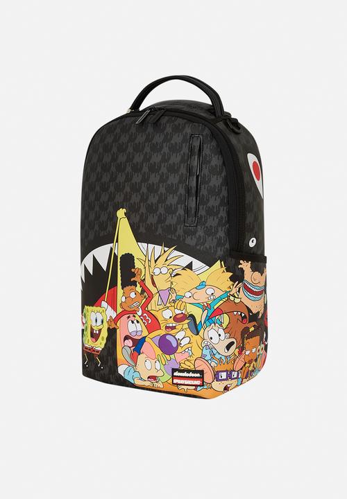 Sprayground - 90s nick crammed reveal dlxsv backpack - black