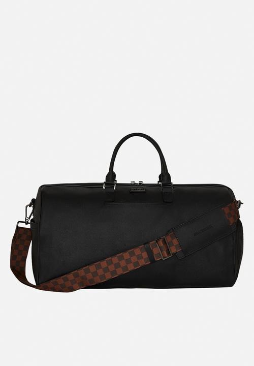 Sprayground - Dose Of Check Deux Duffle - Black/Brown