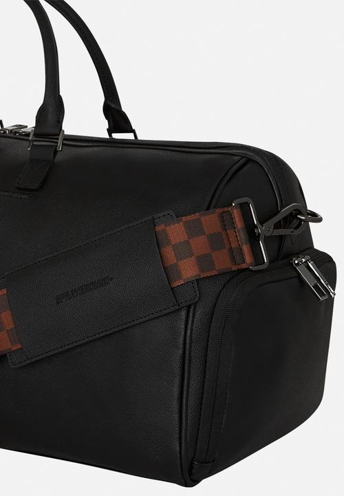 Sprayground - Dose Of Check Deux Duffle - Black/Brown