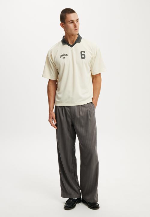 Cotton On - Cropped Sports Jersey - Creampuff/Studiio Star
