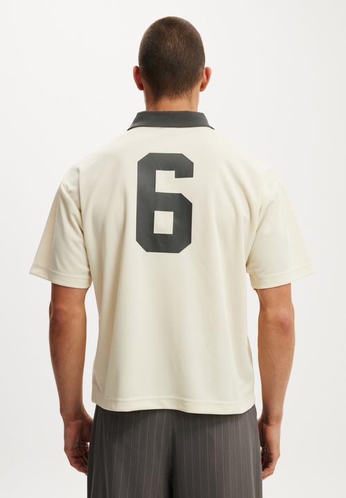 Cotton On - Cropped Sports Jersey - Creampuff/Studiio Star