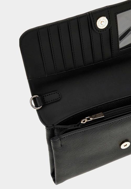 GUESS - Noelle ii crossbody flap organizer- black