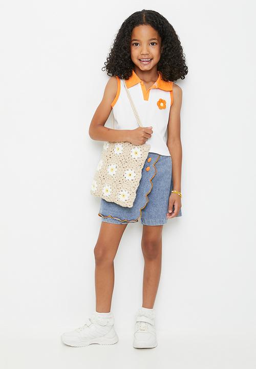 Pop Candy - Sleeveless golfer & skort set - multi