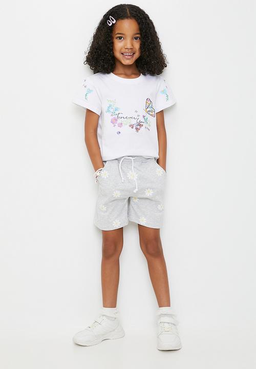 Pop Candy - Printed shorts - grey