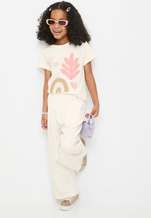 Pop Candy - Crew neck tee - ecru