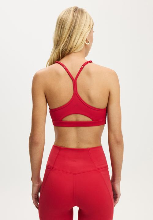 Cotton On - 365 Keyhole Crop - Poppy