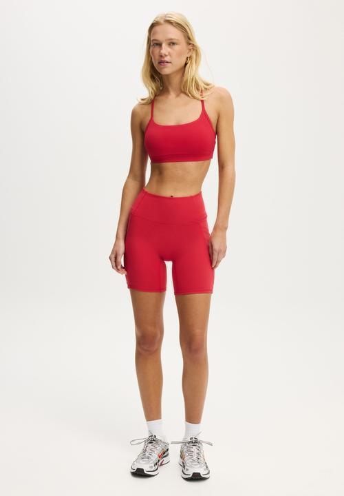 Cotton On - 365 Keyhole Crop - Poppy