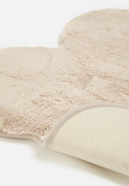 H&S - Flower rug - Beige