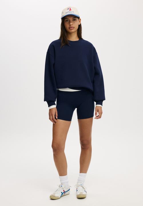 Cotton On - Ultra Soft Side Pocket Bike Short - Prep Sport Navy
