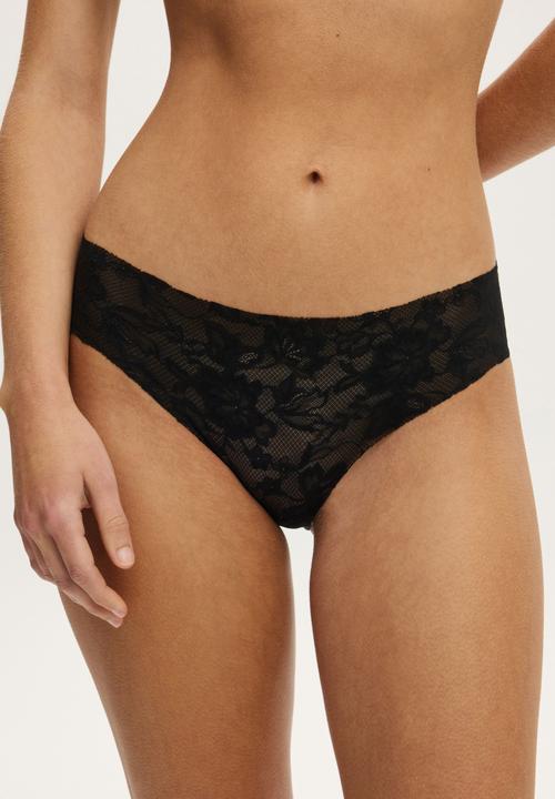 Cotton On - Invisible Lace Bikini Brief - Black